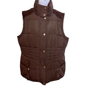 a.n.a Chocolate Quilted Vest